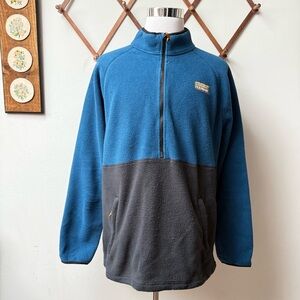LL Bean Fleece Half Zip Pullover Sweater